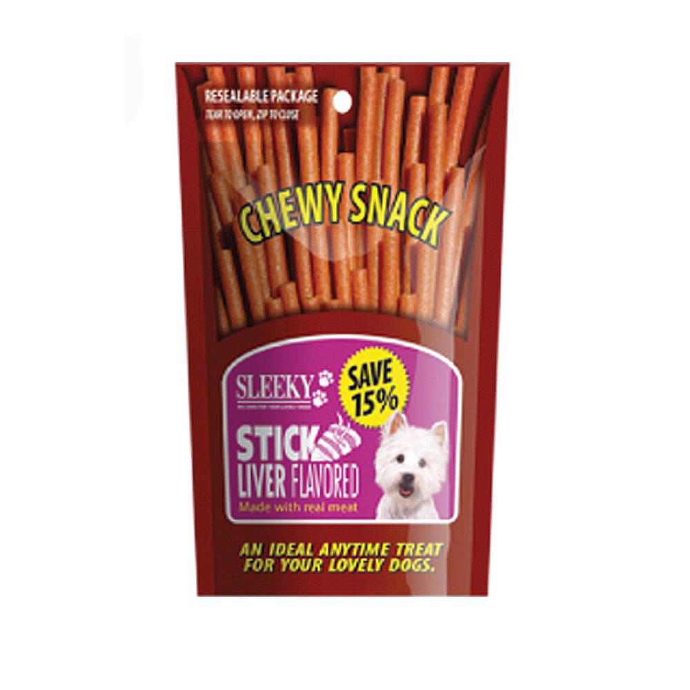 ขนมสุนัข SLEEKY CHEWY STICK LIVER FLAVOR 175 ก.