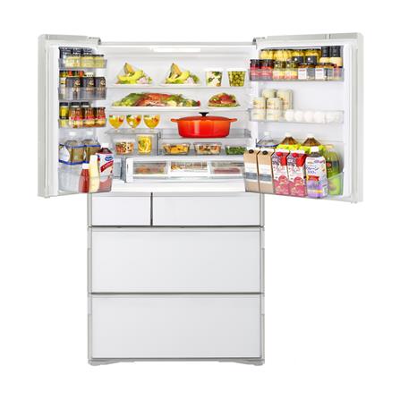ตู้เย็น MULTI-DOORS HITACHI RWX670RT XW 23.7 คิว กระจกขาว อินเวอร์เตอร์_1