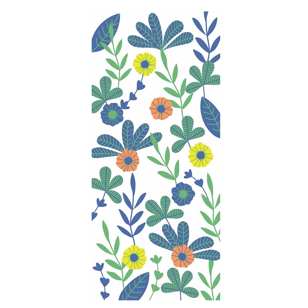 มู่ลี่ PVC ME LIVING SPRING 80X200 ซม. สีขาว/เขียว