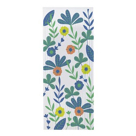 มู่ลี่ PVC ME LIVING SPRING 80X200 ซม. สีขาว/เขียว