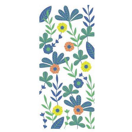 มู่ลี่ PVC ME LIVING SPRING 80X200 ซม. สีขาว/เขียว_1