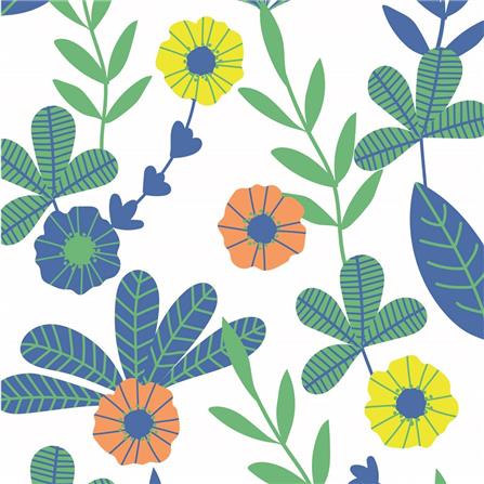 มู่ลี่ PVC ME LIVING SPRING 80X200 ซม. สีขาว/เขียว_2