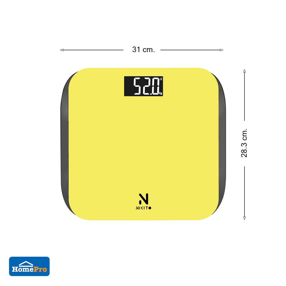 เครื่องชั่งน้ำหนัก NIKITO BG280L สีเหลือง