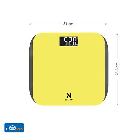 เครื่องชั่งน้ำหนัก NIKITO BG280L สีเหลือง_6
