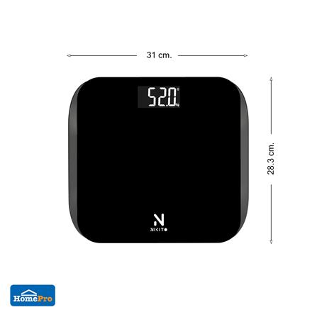 เครื่องชั่งน้ำหนัก NIKITO BG280L สีดำ_6