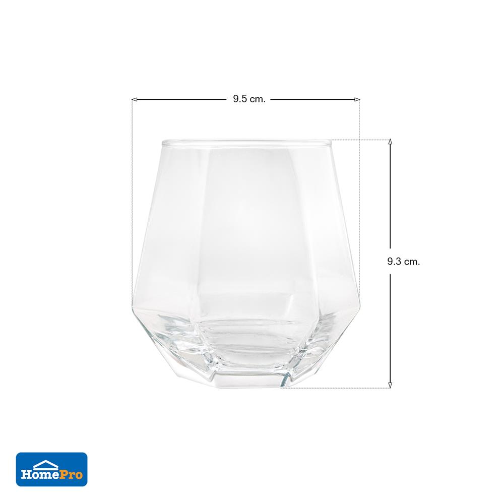 แก้วน้ำ 310ml KECH ANGLE แพ็ก 4 ใบ
