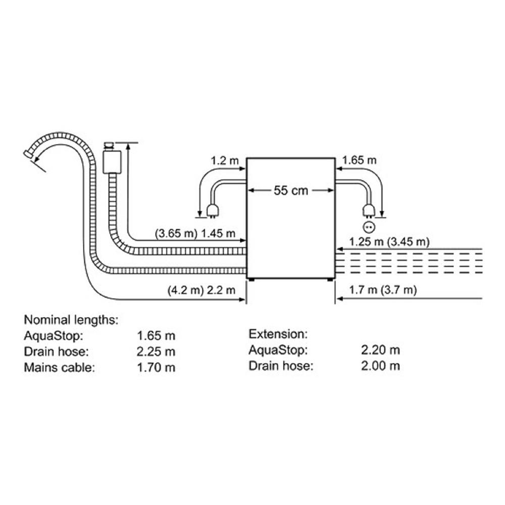 เครื่องล้างจานตั้งโต๊ะ BOSCH SKS50E42EU สีขาว