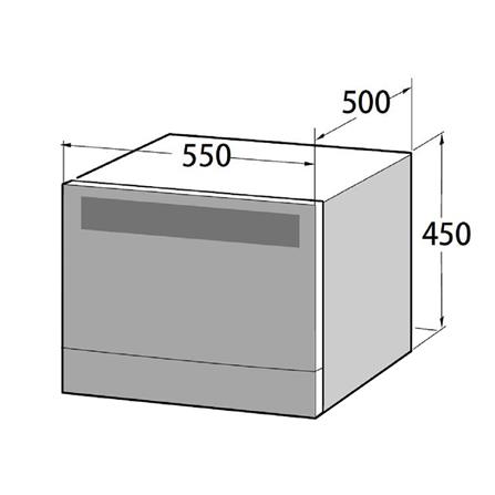 เครื่องล้างจานตั้งโต๊ะ BOSCH SKS50E42EU สีขาว_3