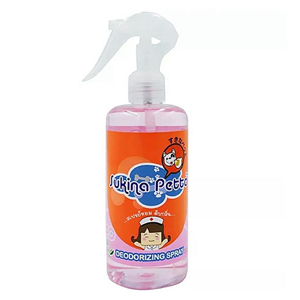 สเปร์ยหอมดับกลิ่นและฆ่าเชื้อ SUKINA PETTO 300 มล.