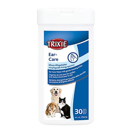 ผ้าเปียกเช็ดหูสัตว์เลี้ยง TRIXIE 176 ก. แพ็ก 30 แผ่น_0