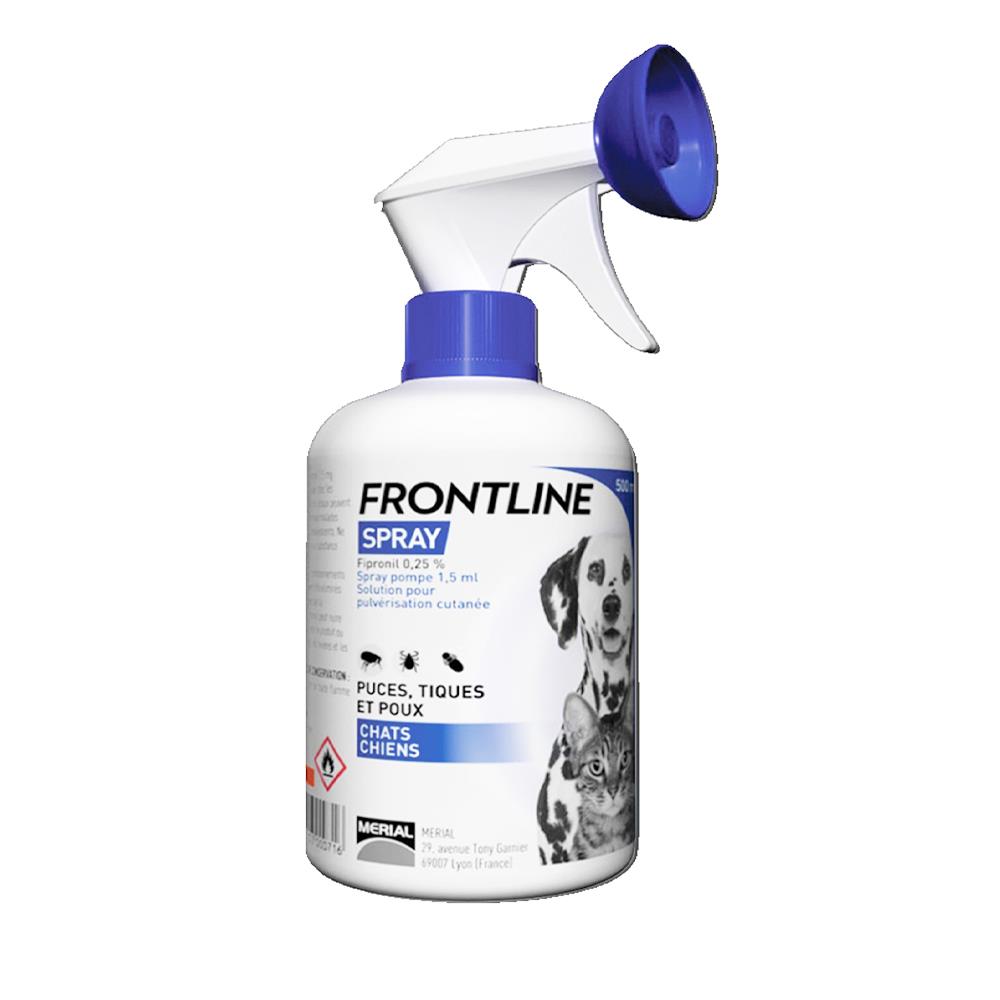 สเปรย์กำจัดเห็บหมัดสำหรับสัตว์เลี้ยง FRONTLINE SPRAY 250 ซีซี