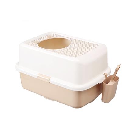 ห้องน้ำแมว KANIMAL LITTER BOX สีเบจ_0
