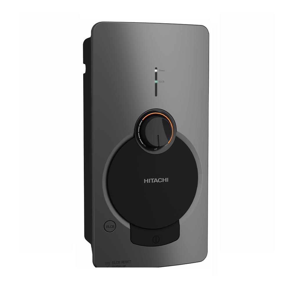 เครื่องทำน้ำอุ่น HITACHI HES 48GS 4800 วัตต์ สีดำ/เงิน