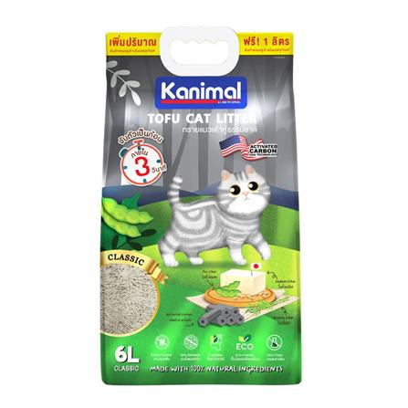 ทรายแมวเต้าหู้ KANIMAL TOFU LITTER CLASSIC 6 ลิตร_0