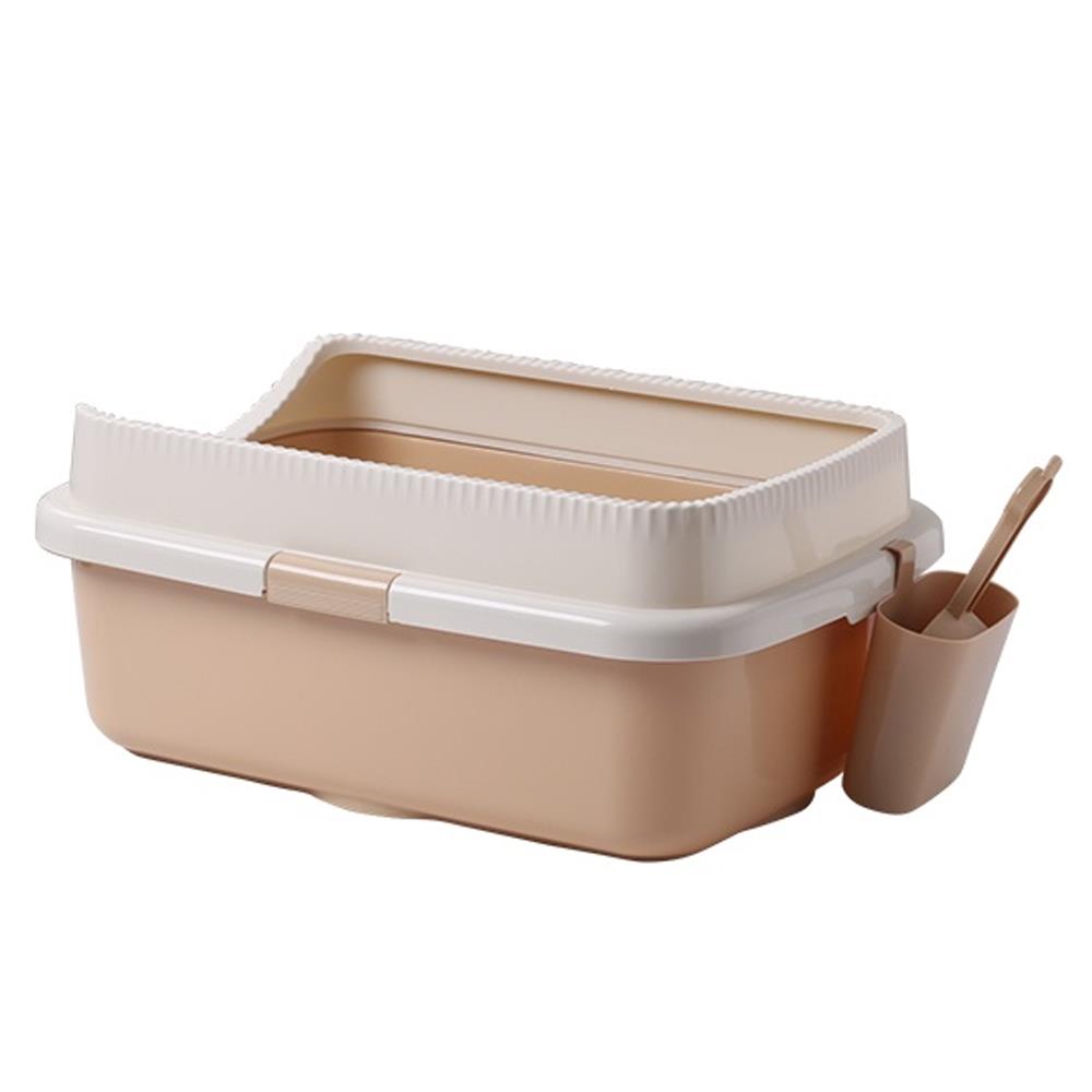 ห้องน้ำแมว KANIMAL 58X40X24 ซม. สีครีม