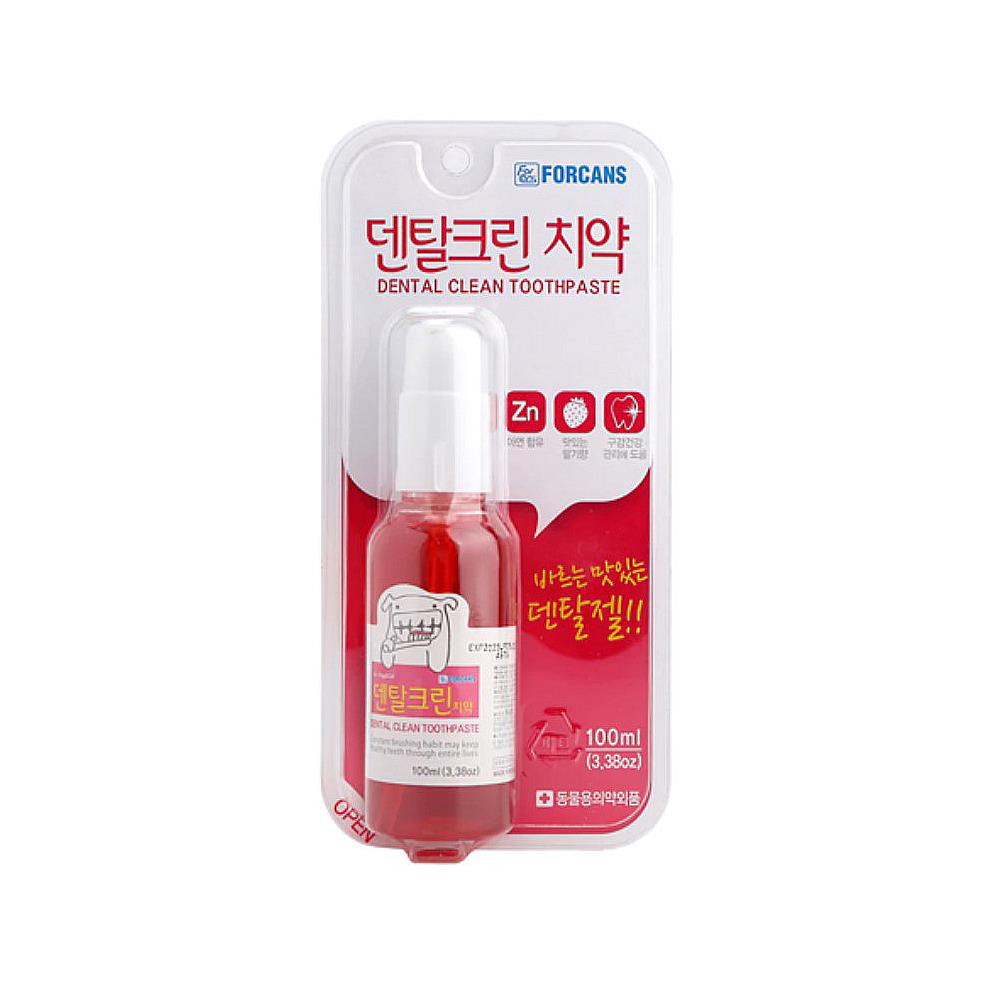 ยาสีฟันสูตรเจล สำหรับสัตว์เลี้ยง FORBIS DENTAL CLEAN TOOTHPASTE 100 มล.