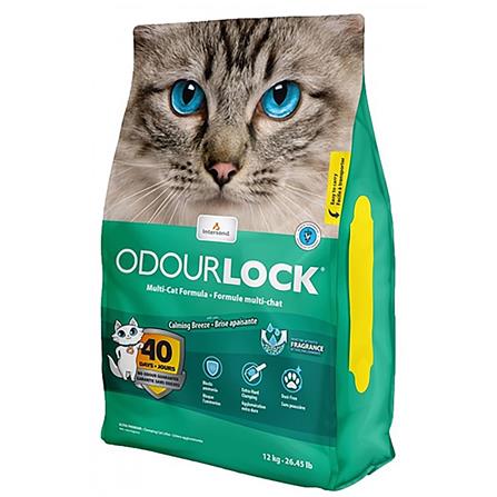 ทรายแมวภูเขาไฟ ODOUR LOCK  สูตร CALMING BREEZE 12 กก._0