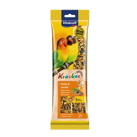 ขนมนกแก้ว VITAKRAFT KRACKER HONEY AND SESAME 180 ก.