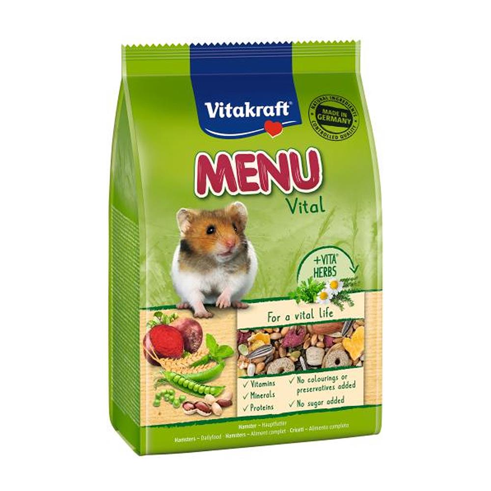 อาหารหนูแฮมสเตอร์ VITAKRAFT HAMSTER MENU AROMA 1 กก.