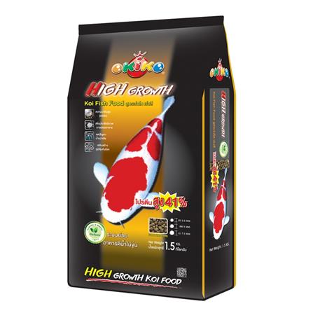 อาหารปลา OKIKO HIGH GROWTH M 1.5 กก._0