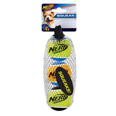 ของเล่นสุนัขเทนนิสมีเสียง NERF แพ็ก 3 ลูก_0