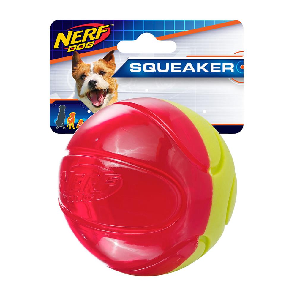 ของเล่นลูกบอลสุนัข NERF SQUEAKBALL 2.5 นิ้ว