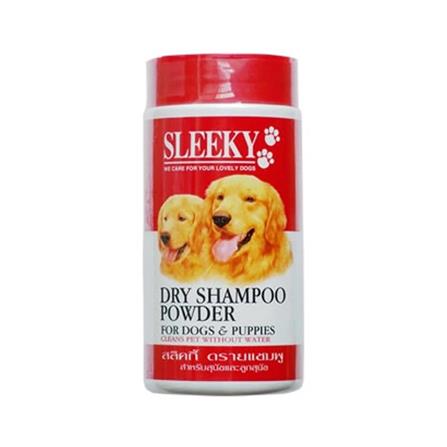 แป้งอาบแห้งสำหรับสุนัข SLEEKY DRY SHAMPOO 150 ก._0