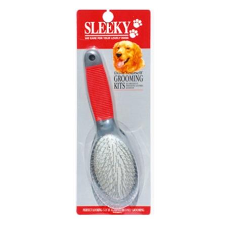 หวีแปรงขนสัตว์เลี้ยง SLEEKY DOUBLE SIDED DOG BRUSH (SMALL)