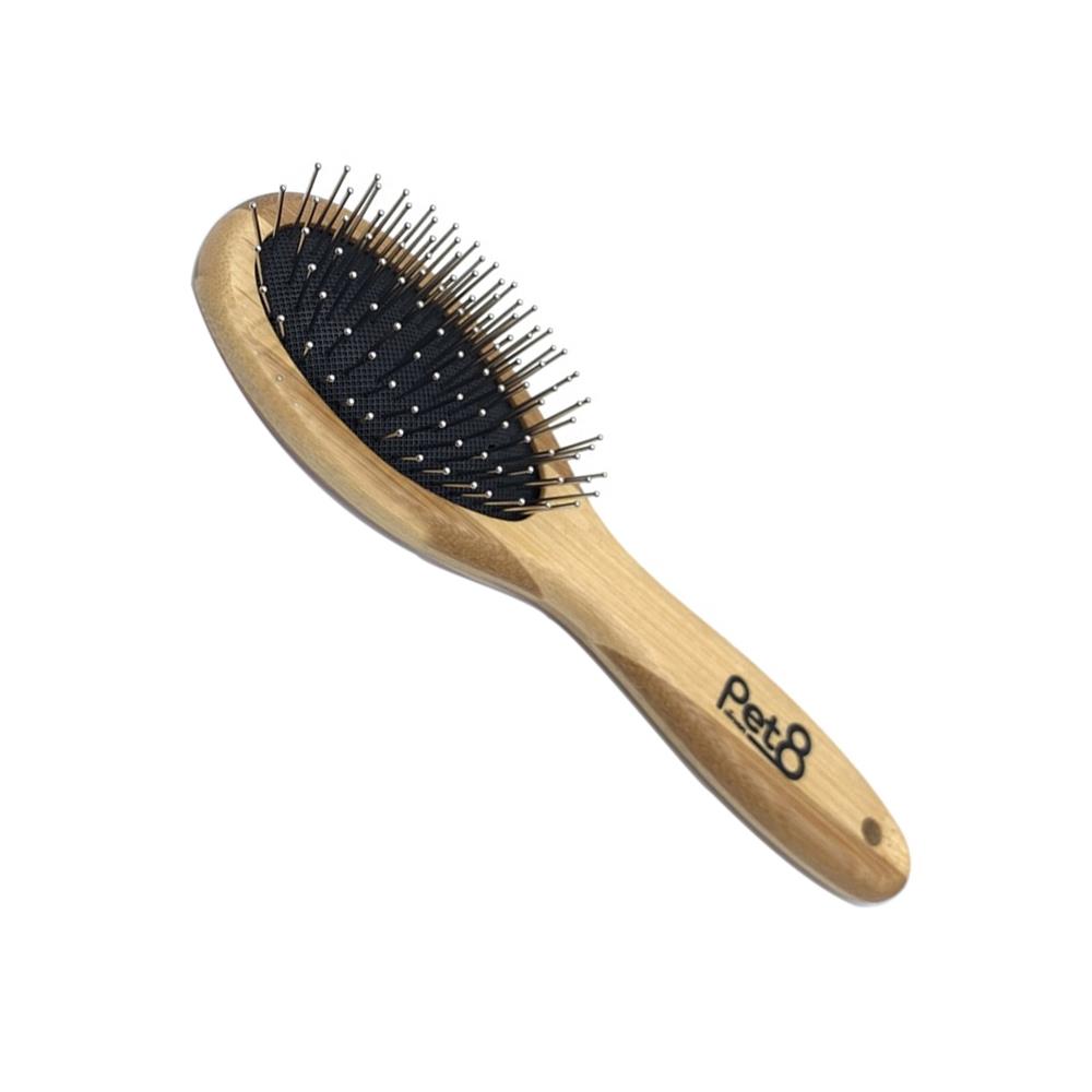 หวีแปรงขนสัตว์เลี้ยง PET 8 BAMBOO PET PIN BRUSH ไซซ์ S