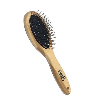หวีแปรงขนสัตว์เลี้ยง PET8 BAMBOO PET PIN BRUSH 22X6 ไซซ์ L