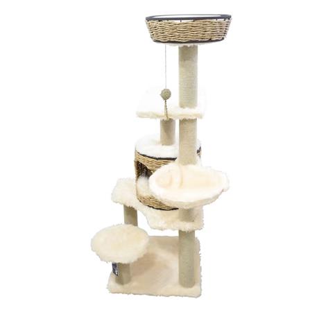 คอนโดแมว KANIMAL THE BASKET TREE ไซซ์ XL สีครีม_0