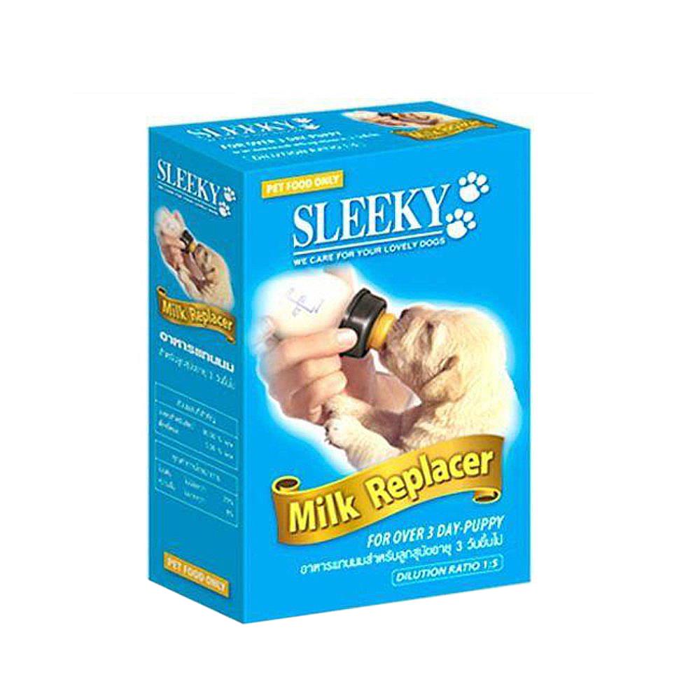 นมผงลูกสุนัข SLEEKY MILK REPLACER 300 ก.