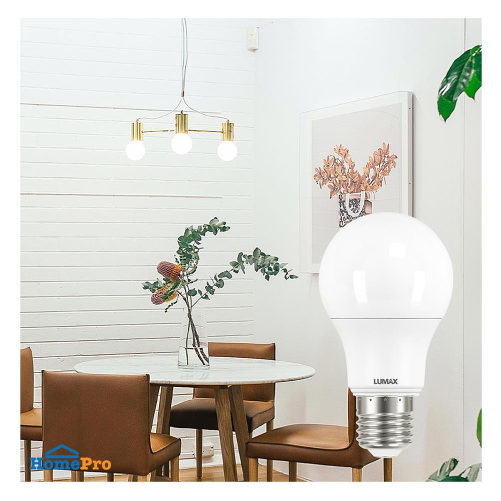 หลอด LED LUMAX ECO PLUS 9 วัตต์ DAYLIGHT E27 แพ็ก 4 ชิ้น
