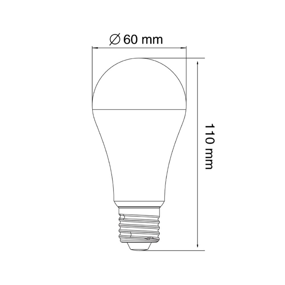 หลอด LED LUMAX ECO PLUS 9 วัตต์ DAYLIGHT E27 แพ็ก 4 ชิ้น
