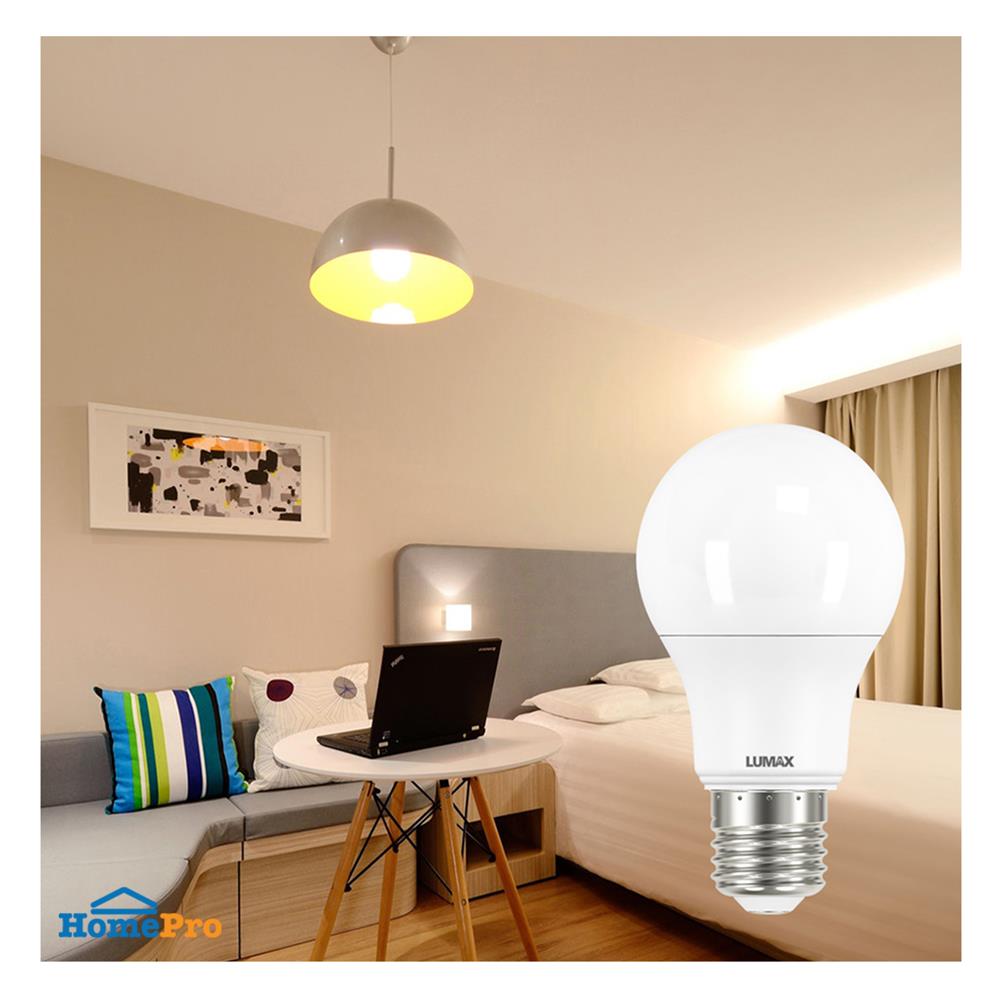 หลอด LED LUMAX ECO PLUS 9 วัตต์ WARM WHITE E27 แพ็ก 4 ชิ้น