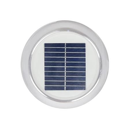 ไฟหัวเสา SOLAR HI-TEK HFSPR0250O 3 วัตต์ เดย์ไลท์/วอร์มไวท์ 10 นิ้ว สีขาว_1