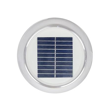ไฟหัวเสา SOLAR HI-TEK HFSPR0250O 3 วัตต์ เดย์ไลท์/วอร์มไวท์ 8 นิ้ว สีขาว_2