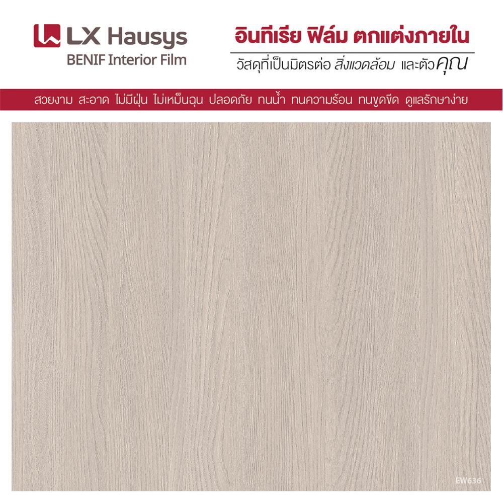 วอลล์สติ๊กเกอร์ LX HAUSYS EW636 1.22X2 ม. สีเทา