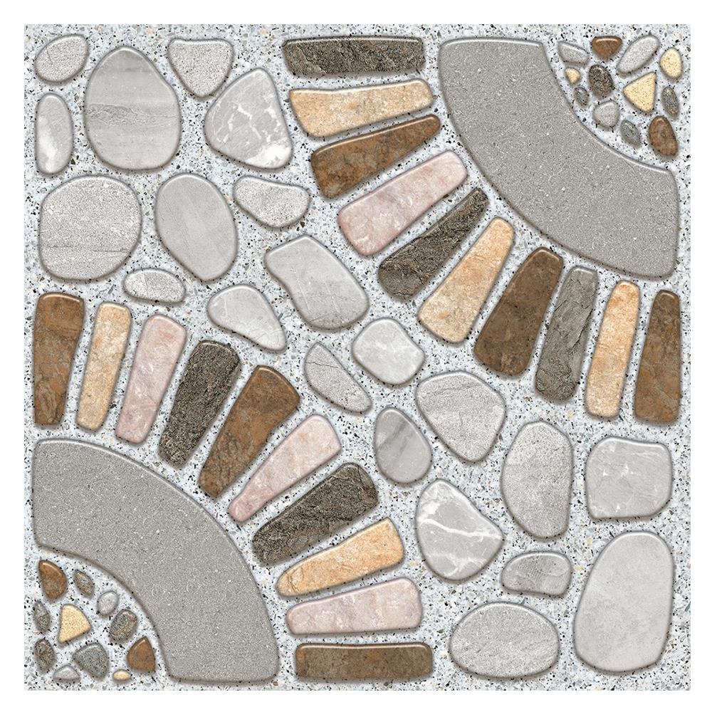 กระเบื้องพื้น 12x12 นิ้ว ภูผา เอมโคสสโตน เทา-น้ำตาล PM 1 ตร.ม.