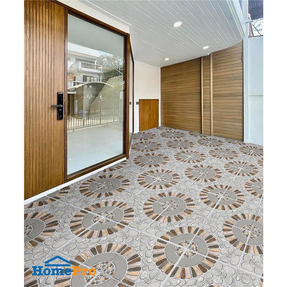 กระเบื้องพื้น 12x12 นิ้ว ภูผา เอมโคสสโตน เทา-น้ำตาล PM 1 ตร.ม.