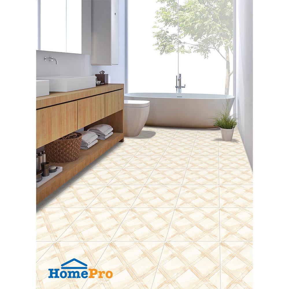 กระเบื้องพื้น 12x12 นิ้ว ผูภา เรือนแก้ว เบจ A 1M2