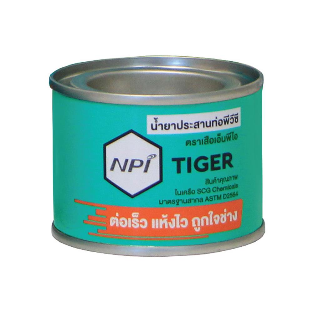 น้ำยาประสานท่อ ตราเสือ NPI 500 กรัม สีใส