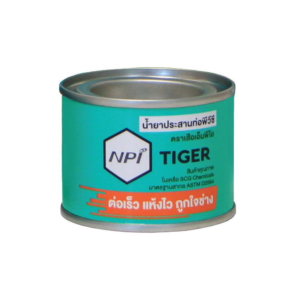 น้ำยาประสานท่อ ตราเสือ NPI 1000 กรัม สีใส