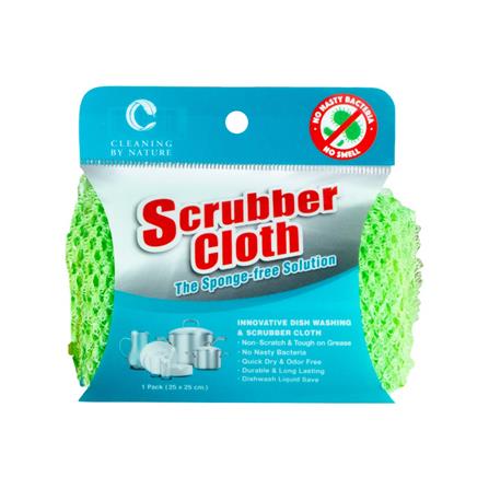 ผ้าล้างจาน CLEANING BY NATURE SCRUBBER CLOTH 25x25...
