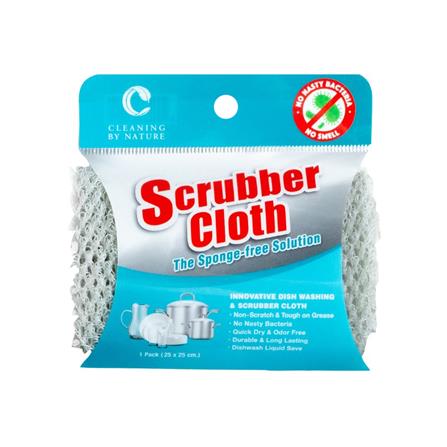 ผ้าล้างจาน CLEANING BY NATURE SCRUBBER CLOTH 25x25...