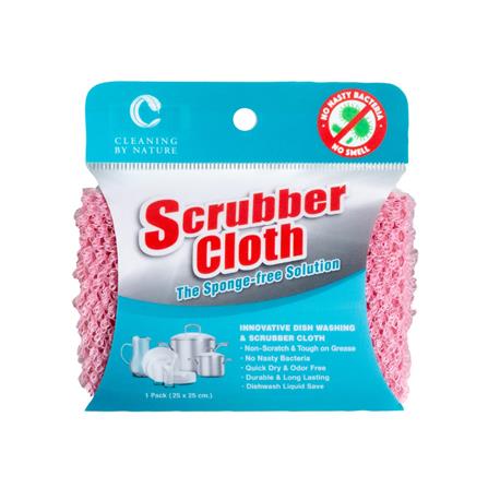 ผ้าล้างจาน CLEANING BY NATURE SCRUBBER CLOTH 25x25...
