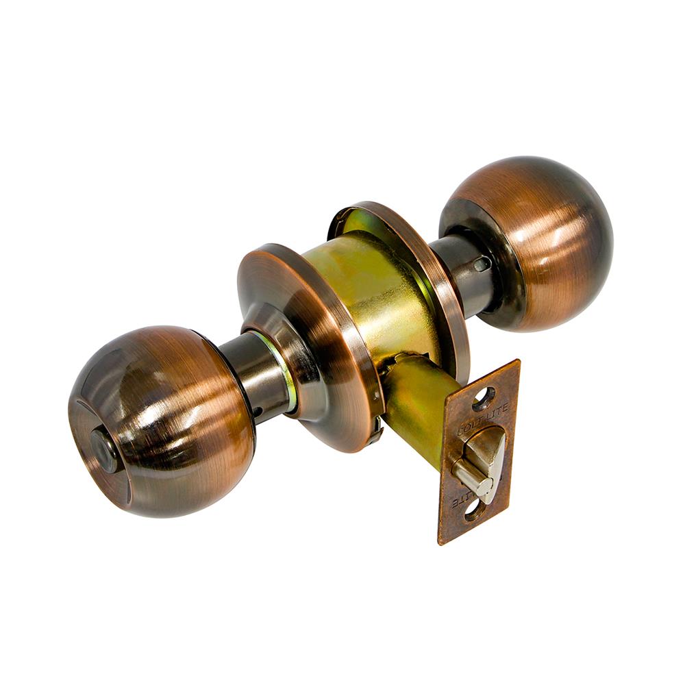 ลูกบิดทั่วไป หัวกลม COLT LITE K587 สีทองแดงรมดำ