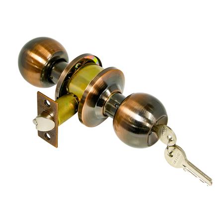 ลูกบิดทั่วไป หัวกลม COLT LITE K587 สีทองแดงรมดำ_1