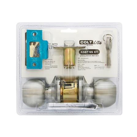 ลูกบิดทั่วไป หัวกลม COLT LITE K587 65 มม. สีสเตนเลส_5