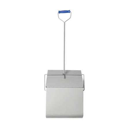 ที่โกยผงเหล็กพ่นสีพร้อมฝาเปิด-ปิด ด้ามยาว ACCO 9.5 นิ้ว สีเทา_2